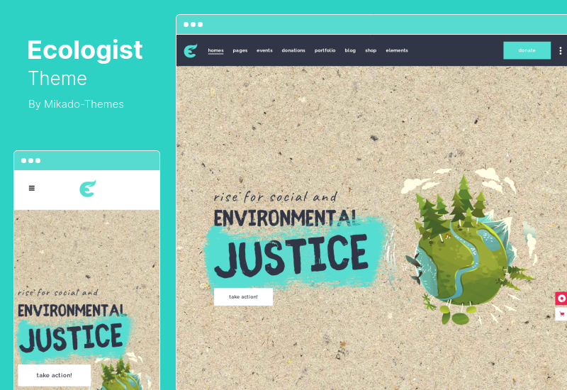 Tema Ecologist - Tema WordPress de mediu, ecologie și reciclare