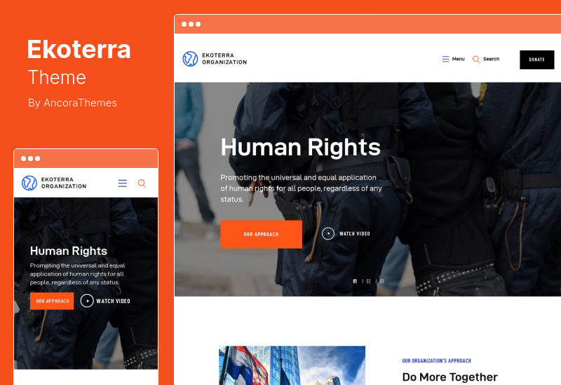 Tema Ekoterra - Tema de WordPress para activismo social, organizaciones sin fines de lucro y ecología