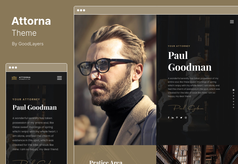 Attorna Theme - WordPress-Thema für Recht, Anwalt und Anwalt