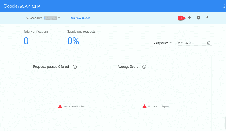 Divi 기본 보안 문자 대 ReCaptcha 문의 양식 ReCaptcha 사이트 추가