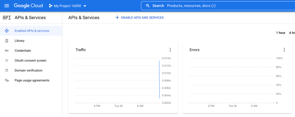 Interfejsy API Google Cloud