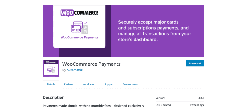 Pagamentos WooCommerce