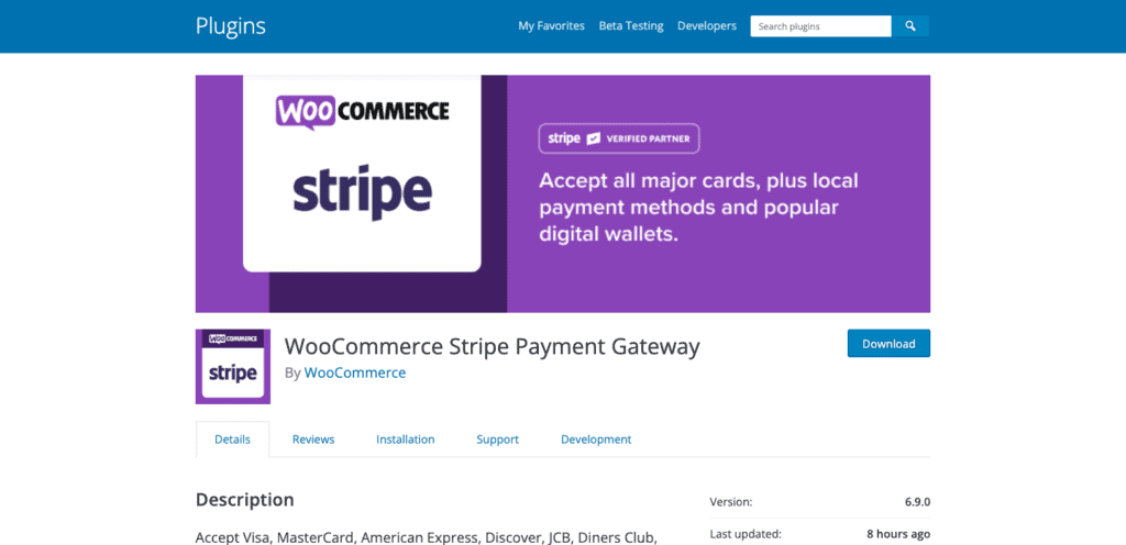 Gateway di pagamento a strisce WooCommerce per aggiungere Apple Pay