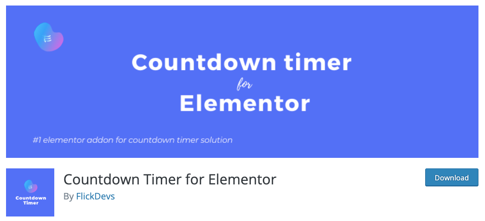 Countdown-Timer-Element oder