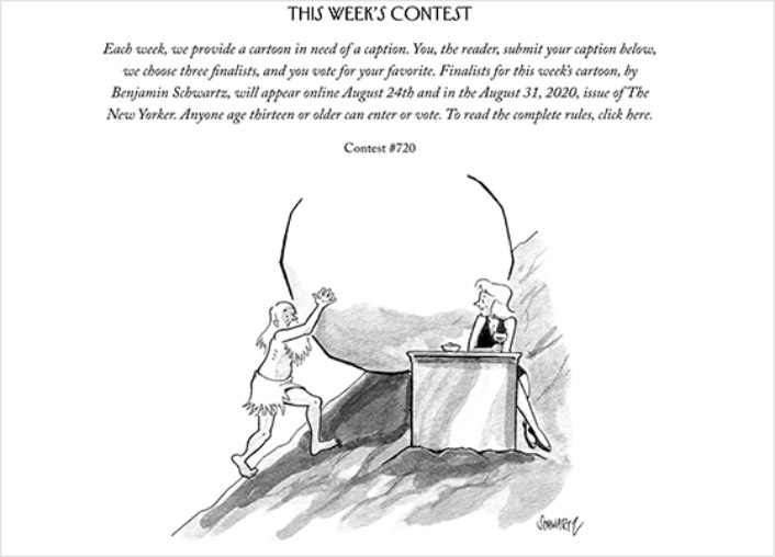 Concours de sous-titres du New Yorker