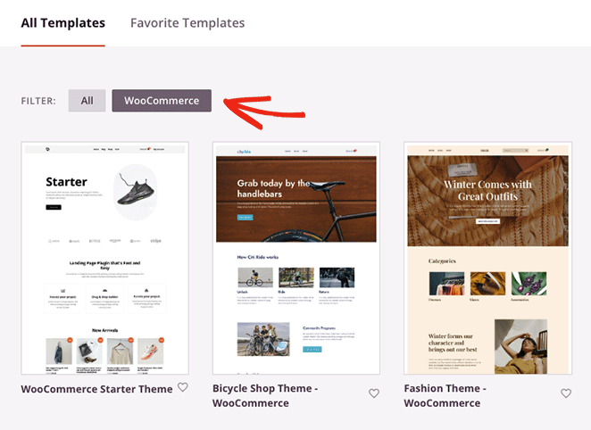 ชุดเทมเพลต WooCommerce