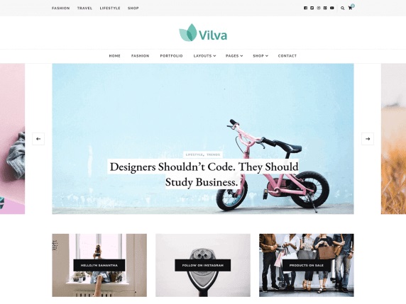 Vilva Free WordPress Theme