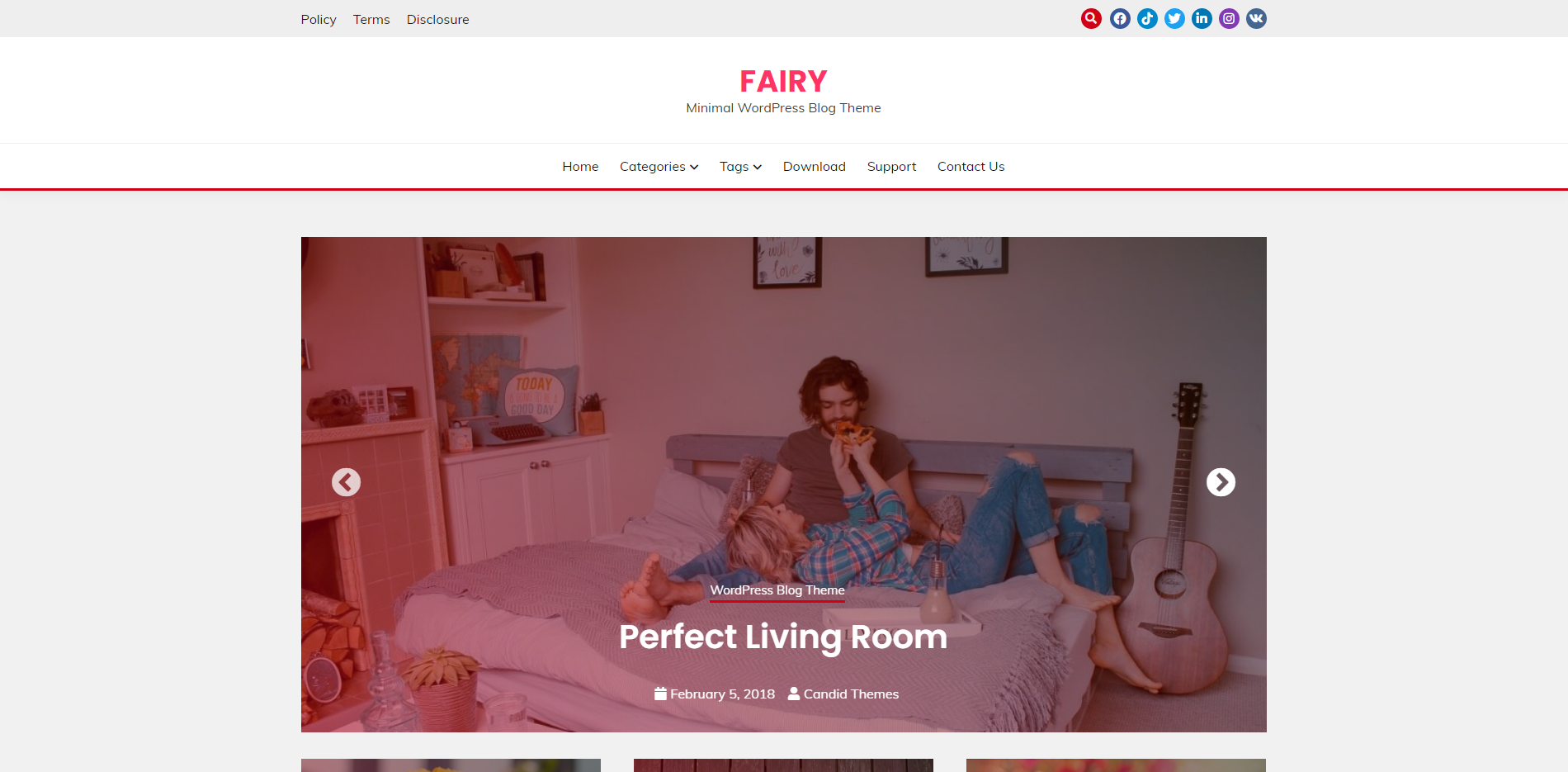 Fairy - 無料の WordPress ブログテーマ