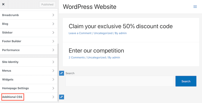 การเพิ่ม CSS ให้กับเว็บไซต์ WordPress ของคุณ