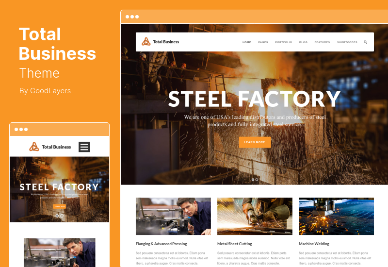 Total Business Theme - Tema multifuncțională pentru afaceri WordPress