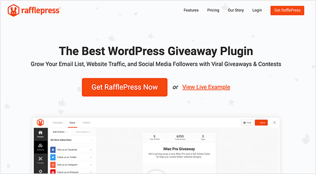 RafflePress 最好的 WordPress 赠品插件