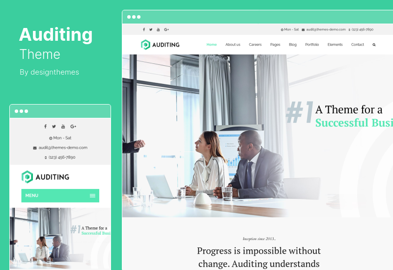 Auditing Theme - Accounting Consultant, Finance WordPress 主题