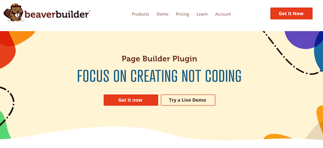 المكون الإضافي Beaver Builder Page Builder