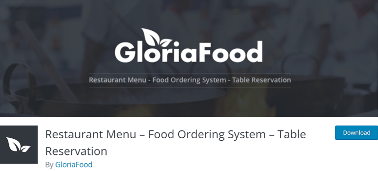 ปลั๊กอิน WordPress ของ Gloria Food