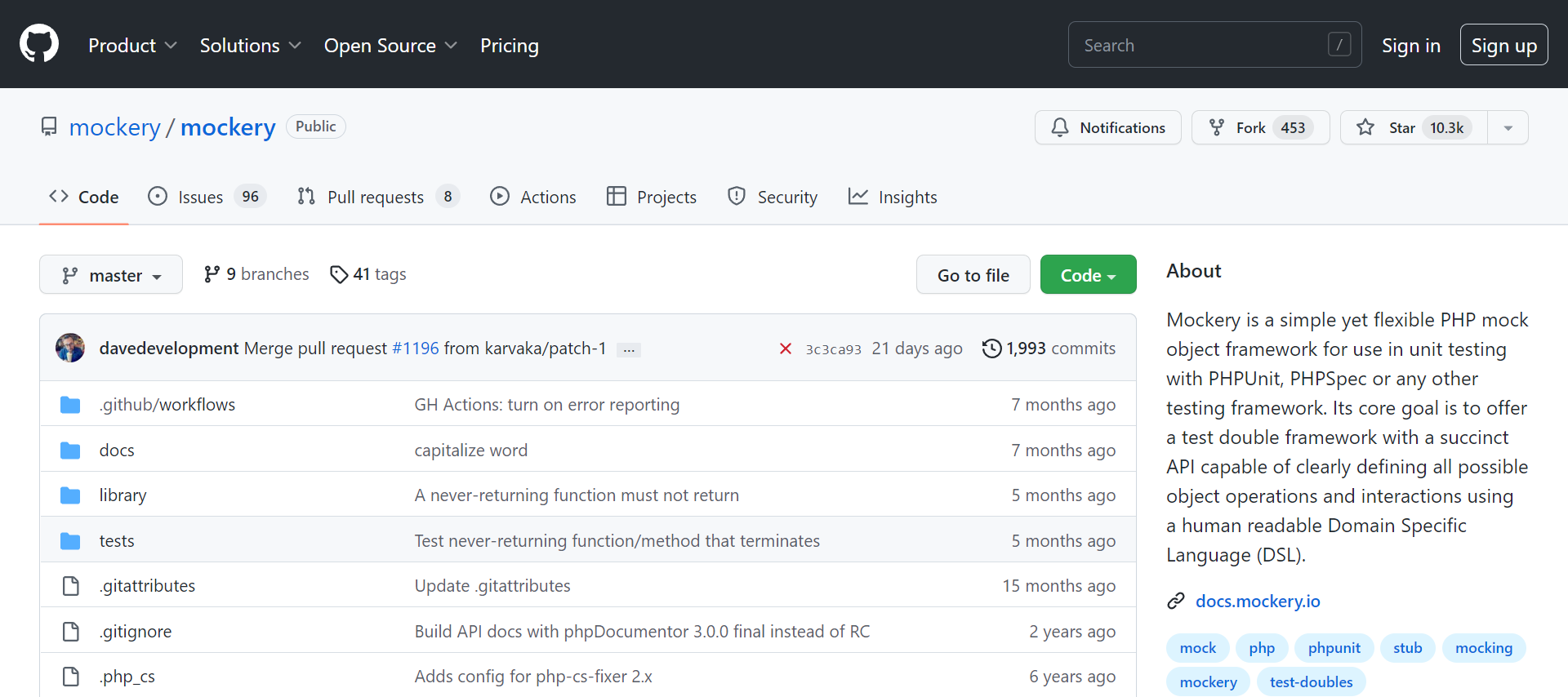 Ferramenta de teste de zombaria php