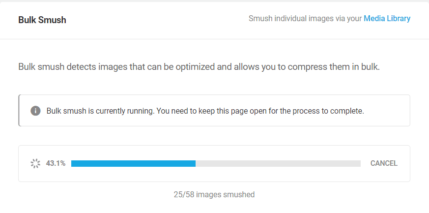 Optimización en progreso