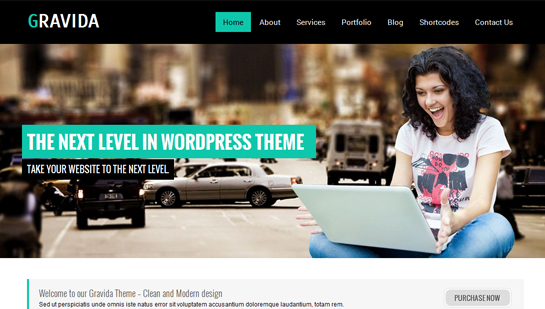 tema WordPress perusahaan