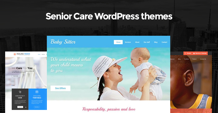 Tema WordPress Perawatan Senior