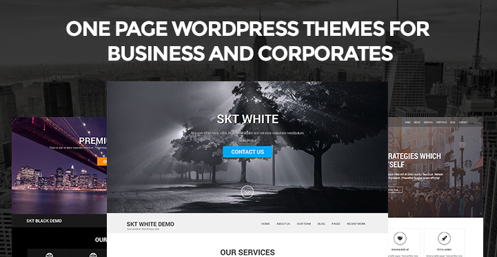 Einseitige WordPress-Themes