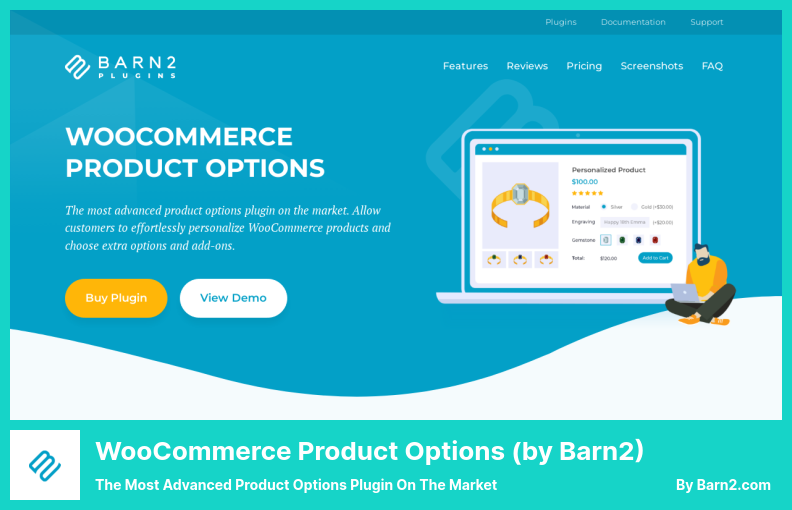 Complemento de opciones de productos de WooCommerce (por Barn2): el complemento de opciones de productos más avanzado del mercado