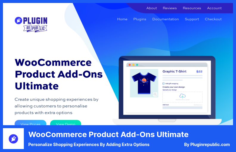 WooCommerce Product Add-Ons Ultimate Plugin - تخصيص تجارب التسوق عن طريق إضافة خيارات إضافية