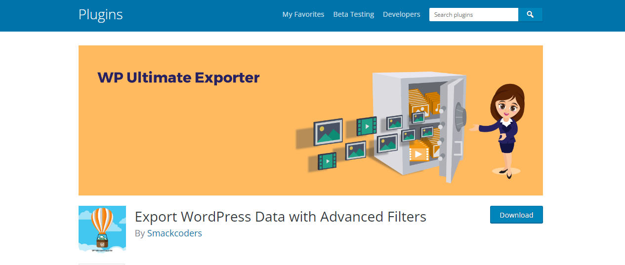 WP Ultimate Exporter - إضافات تصدير استيراد ووردبريس