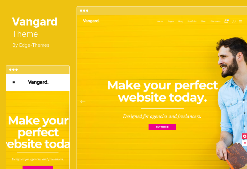 Vangard Theme – Ein WordPress-Theme für Freelancer-Agenturen