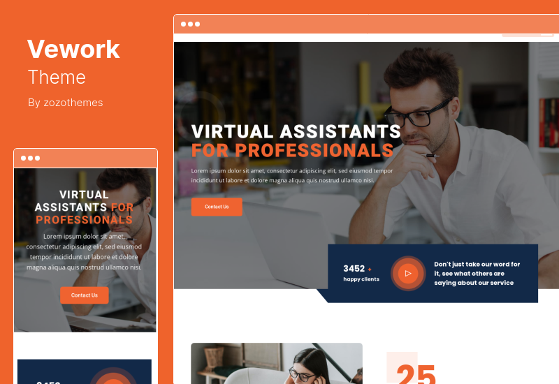 Tema Vework - Tema WordPress do Assistente Virtual