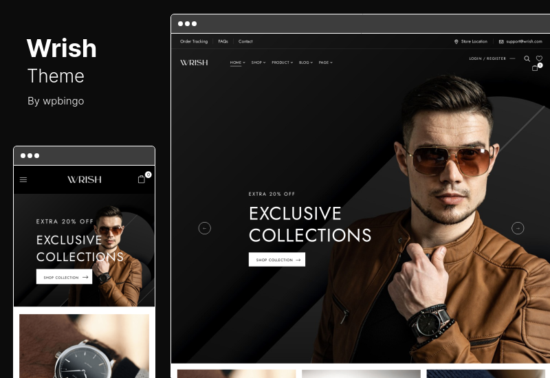 Wrish-Thema - Watch Store WooCommerce-Theme