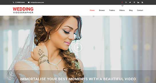 Hochzeitsvideograf Wordpress Theme