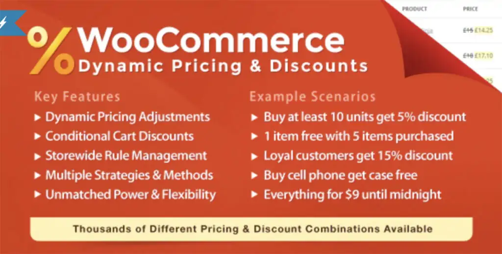 WooCommerce Dynamic Pricing & Discounts は、オンライン小売業者向けの汎用価格設定およびプロモーション ツールです。その力はその柔軟性にあります