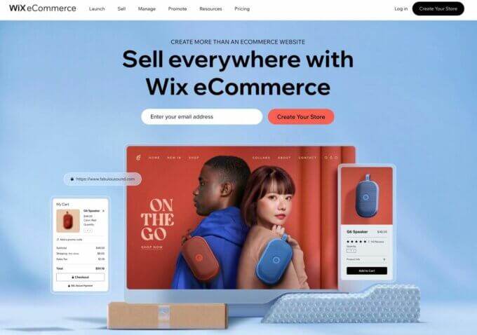 Wix e-commerce