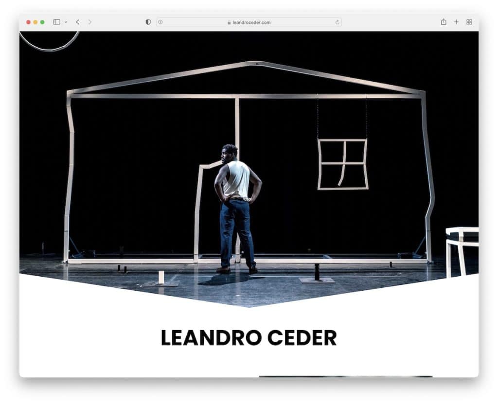 exemple de site Web leandro ceder bluehost