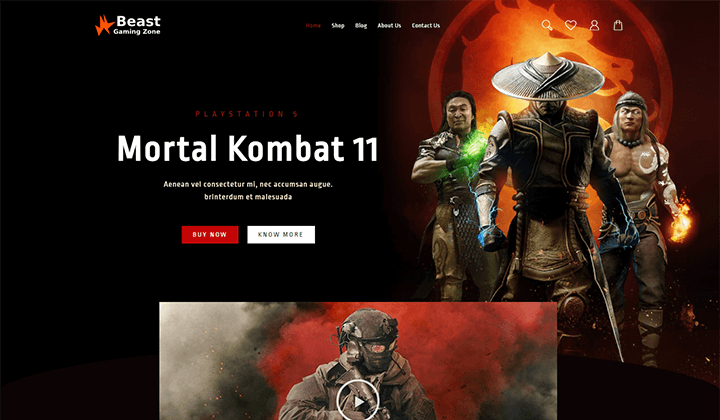 Gaming WordPress Themes