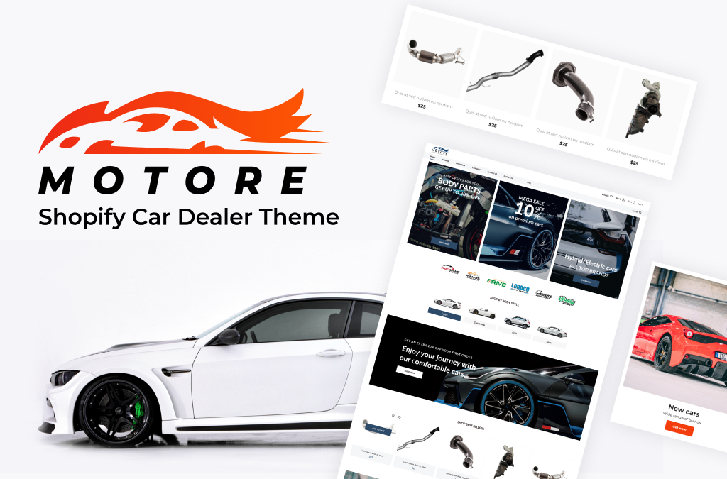 Motore - Shopify-รถ-ตัวแทนจำหน่าย-ธีม