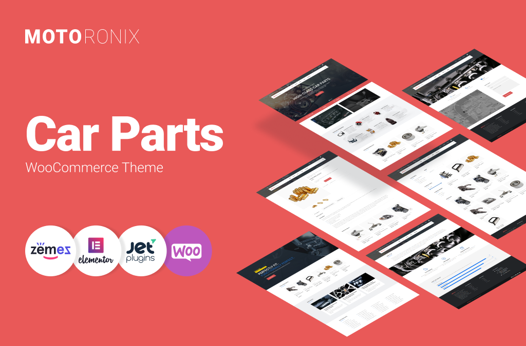 Motoronix - 자동차 부품-Elementor-WooCommerce-테마