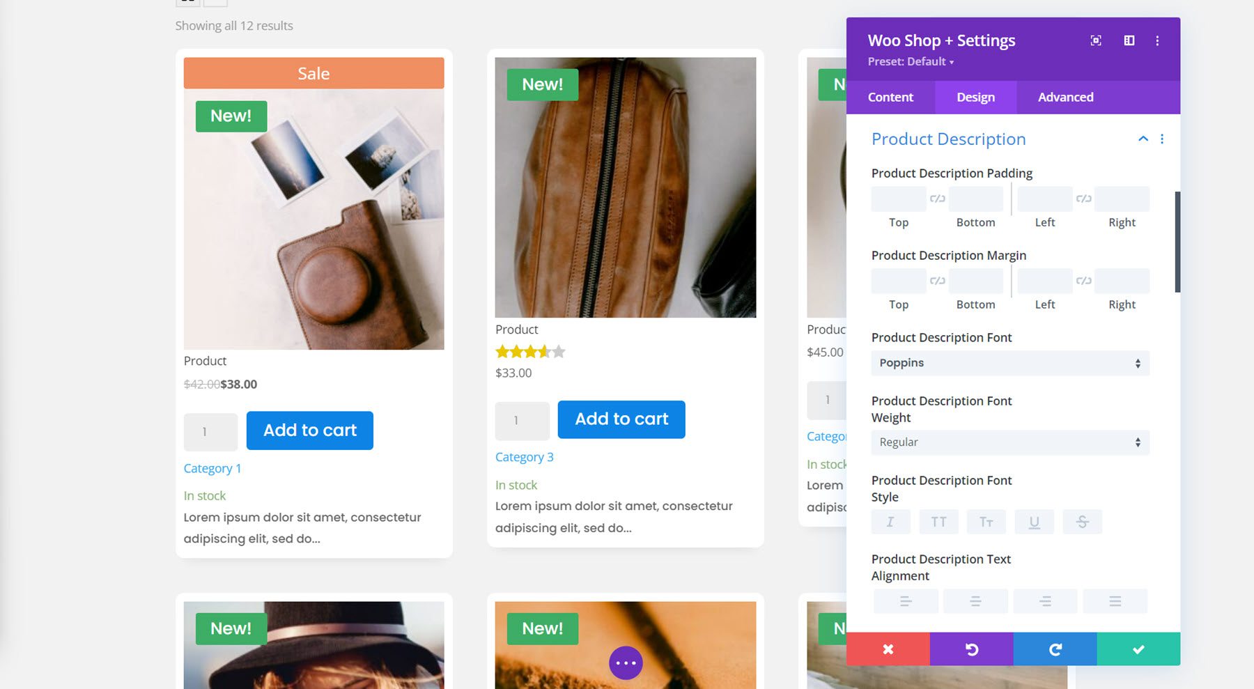 Divi Plugin Sorot Deskripsi Produk Divi Shop Builder