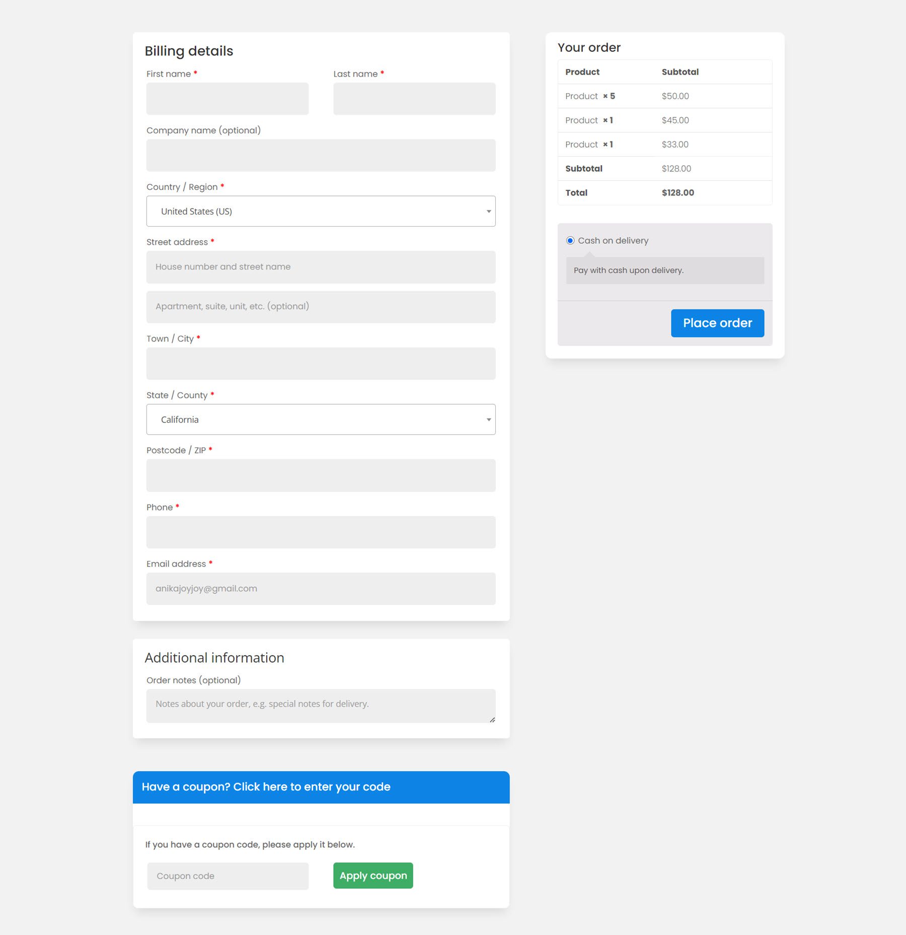 Divi-Plug-in Heben Sie das Design der Checkout-Seite von Divi Shop Builder hervor