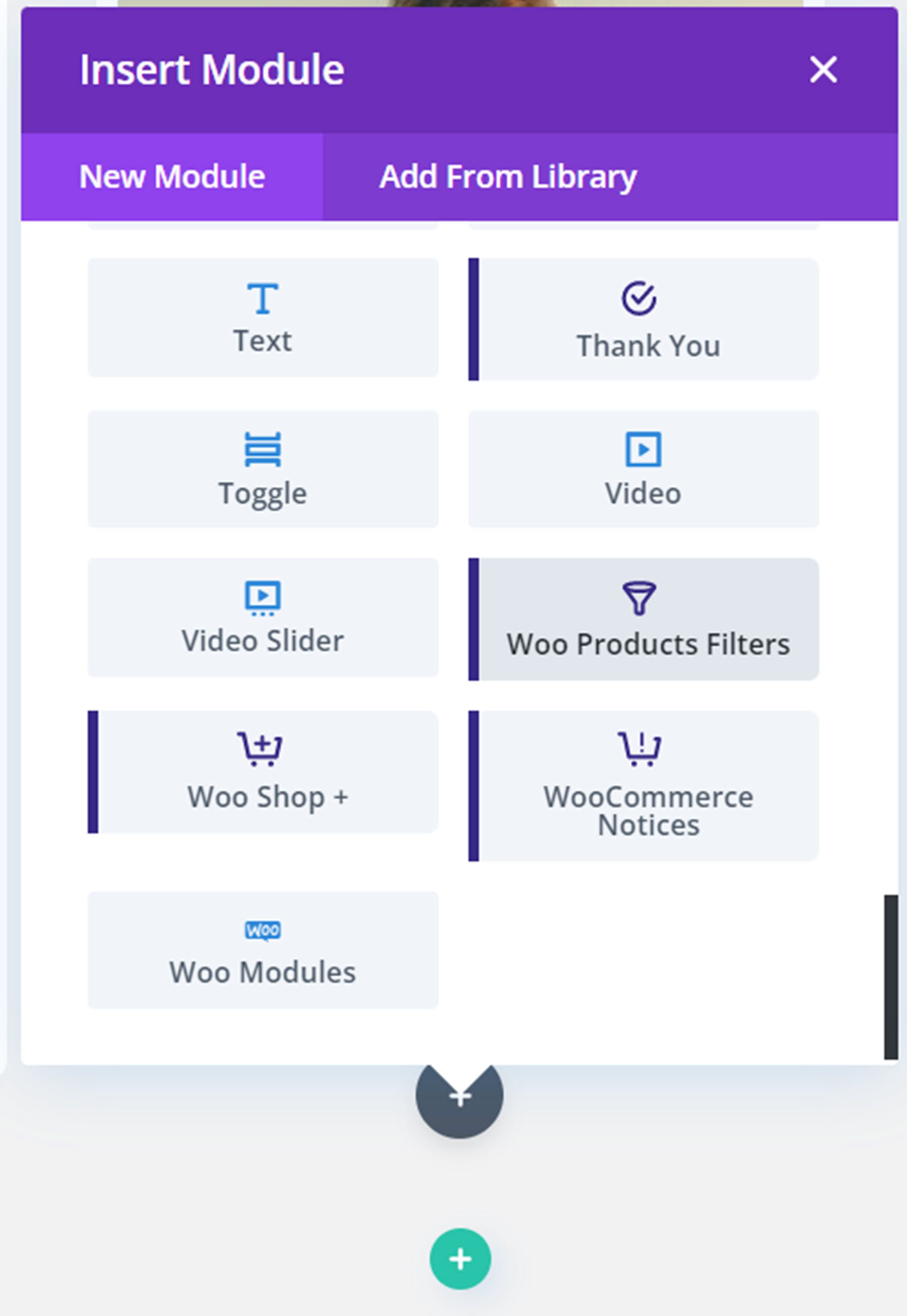 Le plugin Divi met en évidence les filtres de Divi Shop Builder