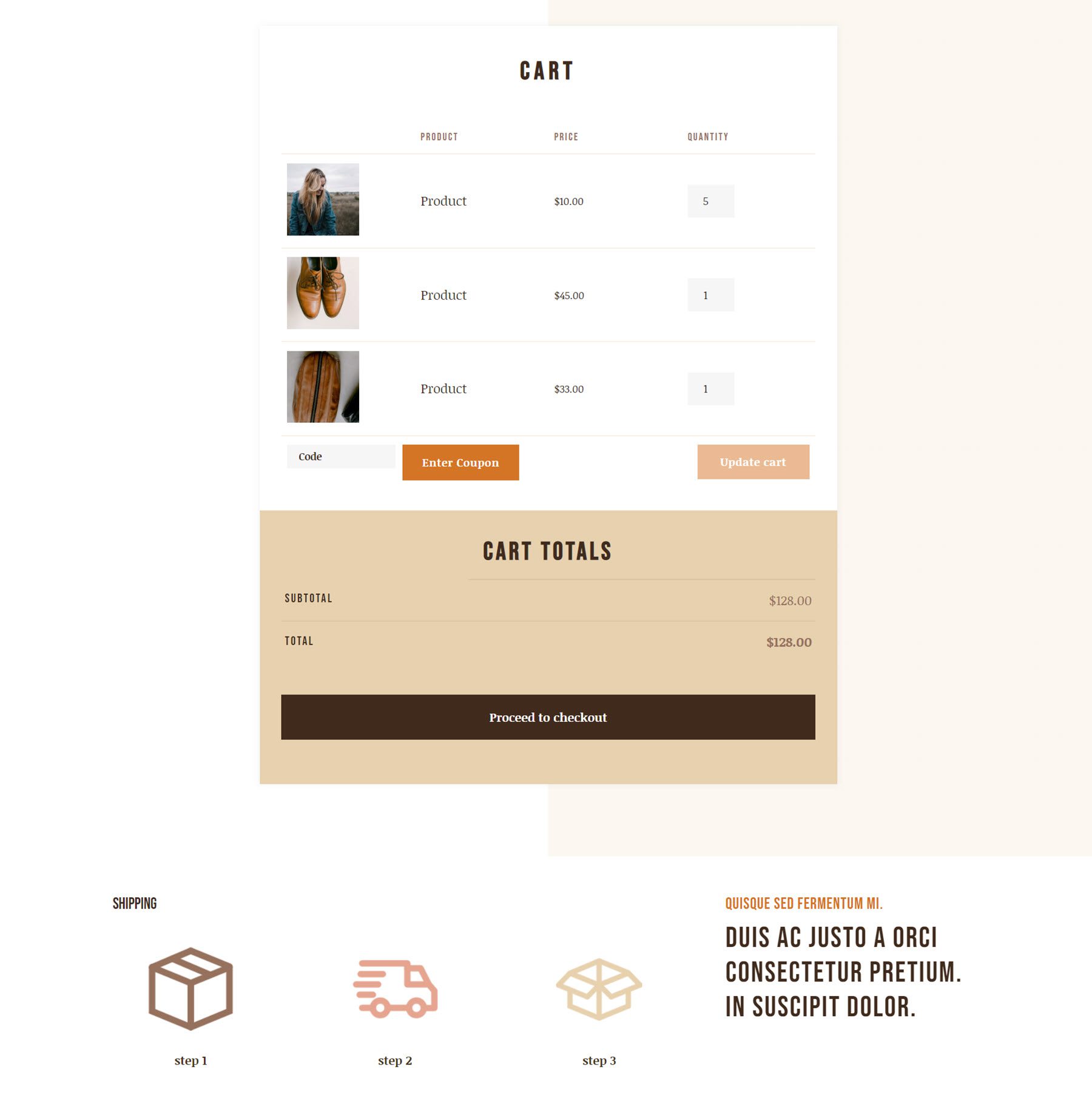 Divi Plugin Destaque Divi Shop Builder Carrinho de Café