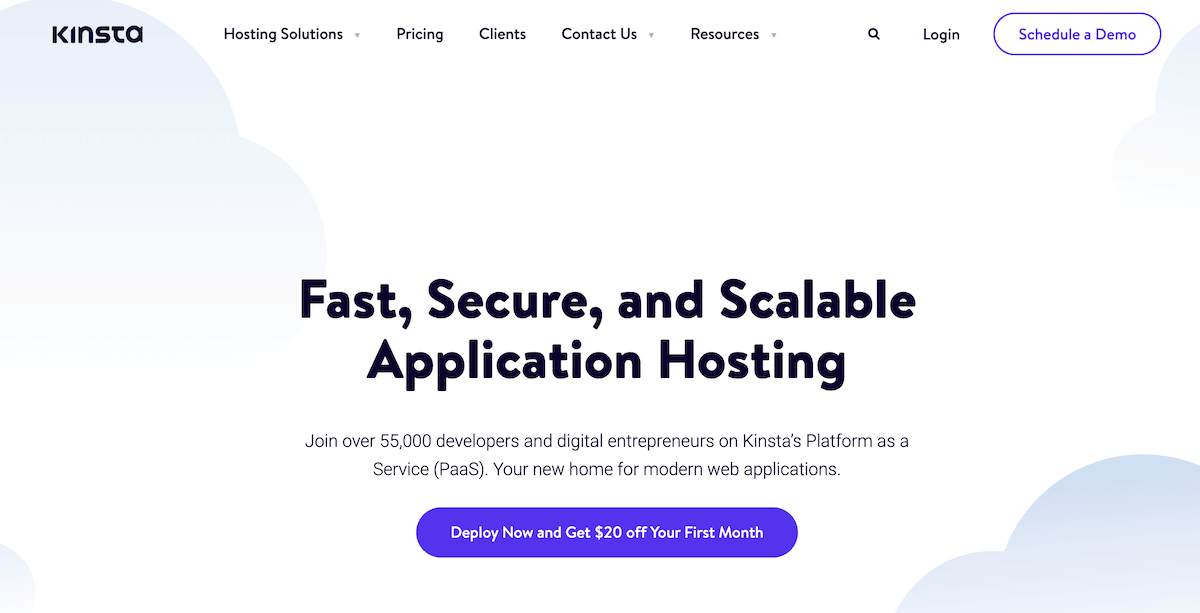 Hosting aplikacji Kinsta