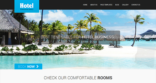 tema WordPress dell'hotel