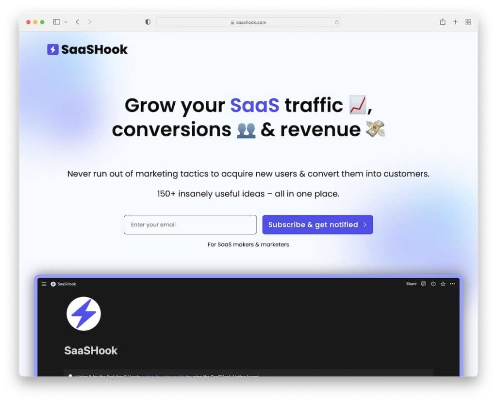 saashook 카드 웹 사이트