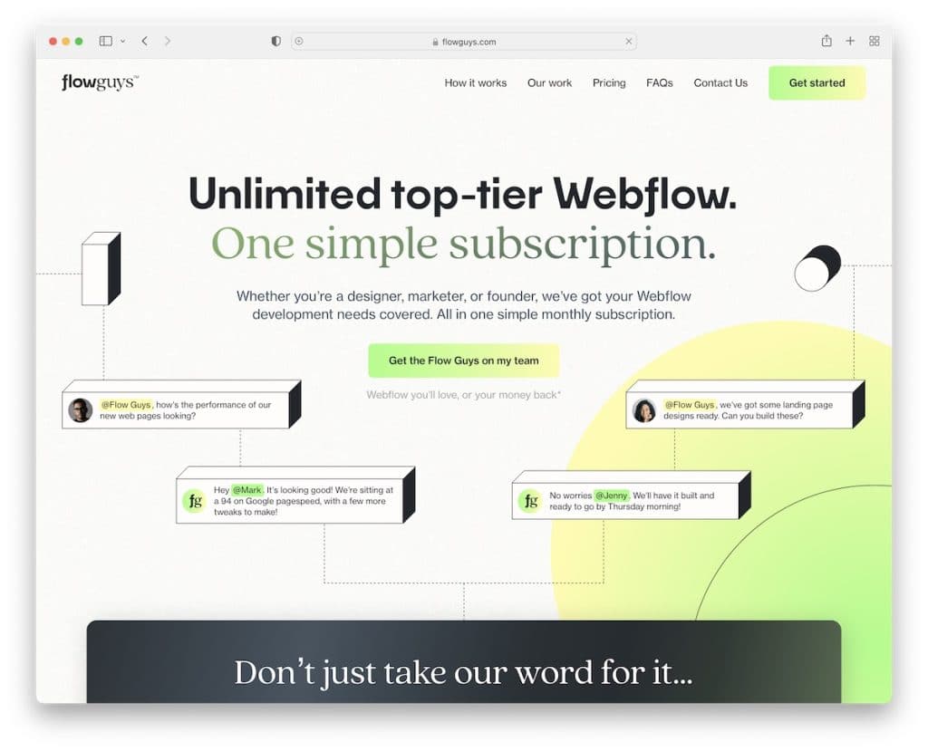 流人 webflow 网站