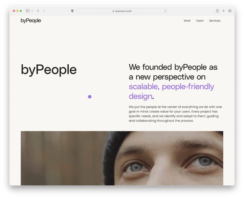 bypeople webflow ウェブサイト