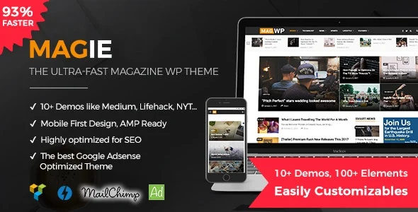 magie wordpress newspaper theme