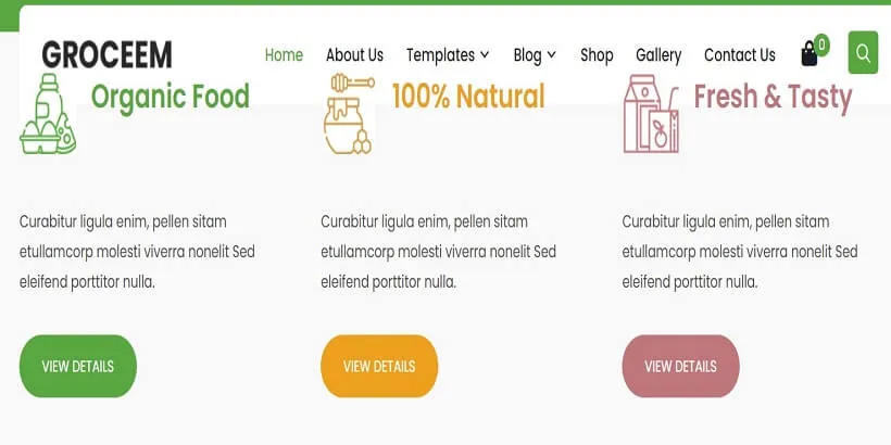 Groceem-lite-Najlepsze darmowe-motywy-WordPress dla wielu dostawców