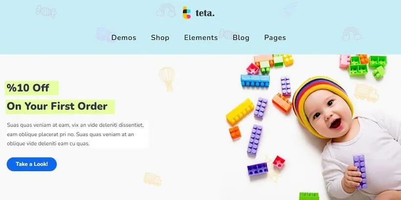 teta-lite-Melhores temas-WordPress-de-vários-fornecedores grátis