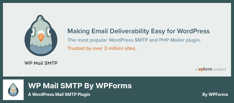 WP Mail SMTP by WPForms Plugin - Wtyczka WordPress Mail SMTP