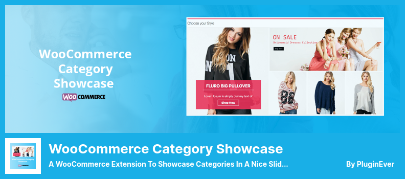 WooCommerce Category Showcase Plugin — rozszerzenie WooCommerce do prezentowania kategorii w ładnym bloku suwaków